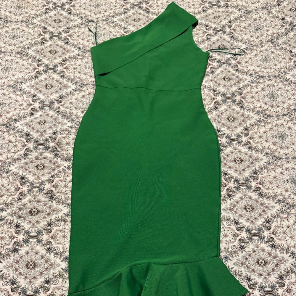 Bandage One Shoulder Dress